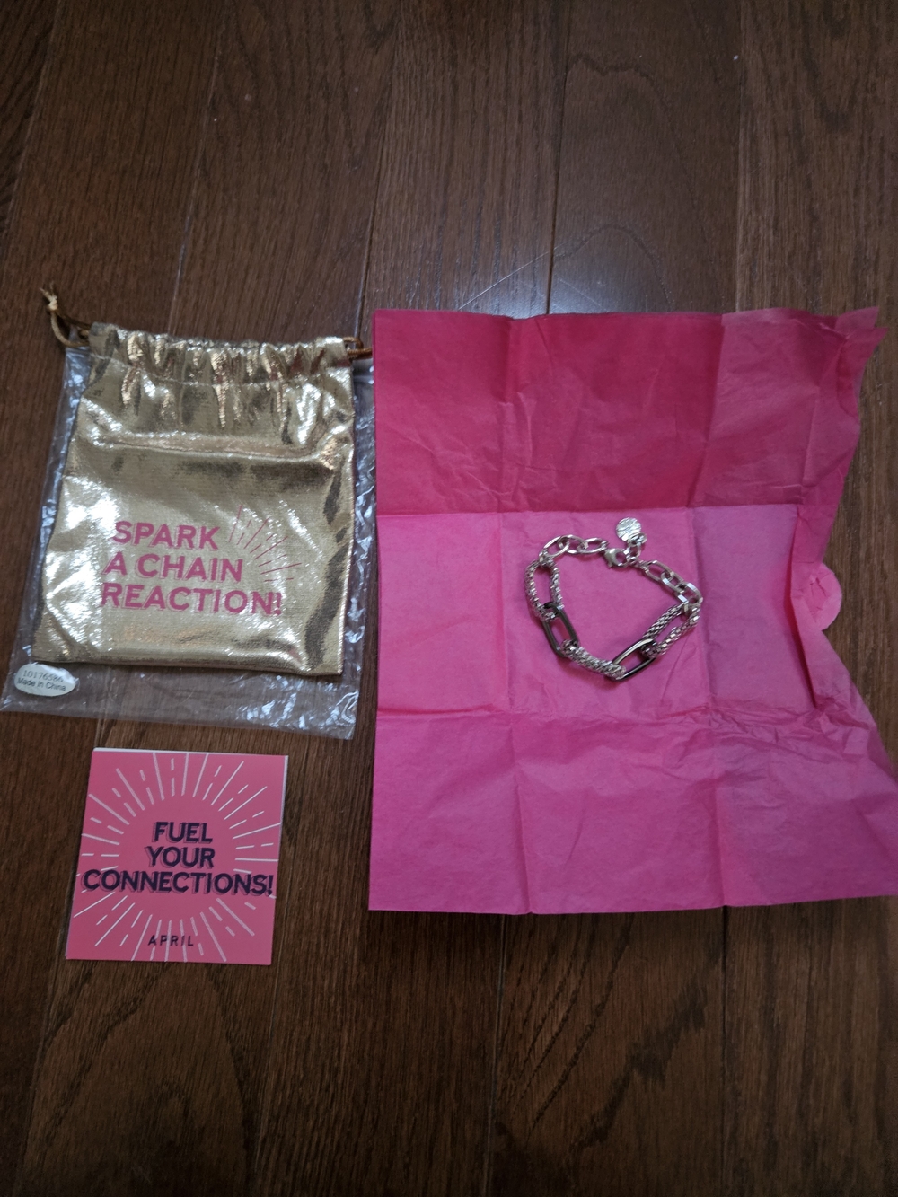 Mary Kay Silver-Tone Chunky Chain Bracelet
